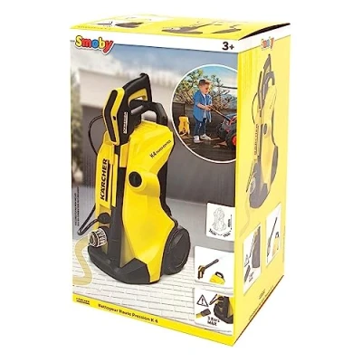 Immagine di Smoby Karcher idropulitrice, 7600360902, +3 Anni, collegabile al Tubo dell&#039;Acqua, con Ruote e Maniglia, 2 getti Diversi