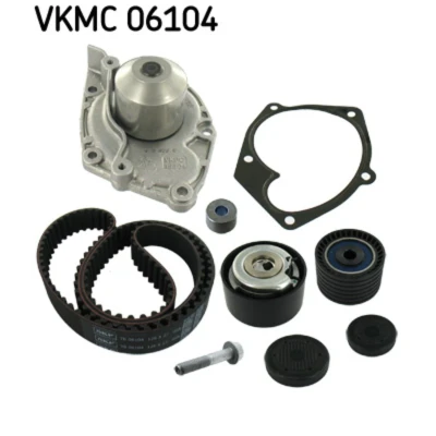 Immagine di SKF VKMC 06104 Pompa Acqua + Kit Cinghia Distribuzione 126 RENAULT: CLIO 3, SCENIC 2, MEGANE 3 Grandtour