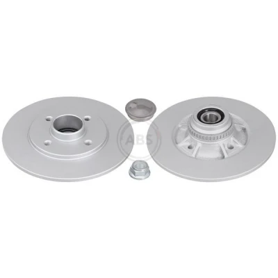 Immagine di A.B.S. 16058C Disco freno 238 8 4 100 pieno rivestito con anello sensore ABS RENAULT: CLIO 2, 1, MEGANE 1 Cabriolet