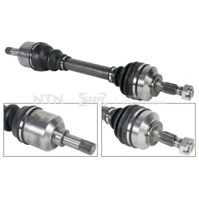 Immagine di SNR DK66.039 Albero motore / Semiasse Assale anteriore Sx 630 CITROËN: Berlingo II Van, C3 II, C4 I Grand Picasso, PEUGEOT: 307 SW, Station Wagon