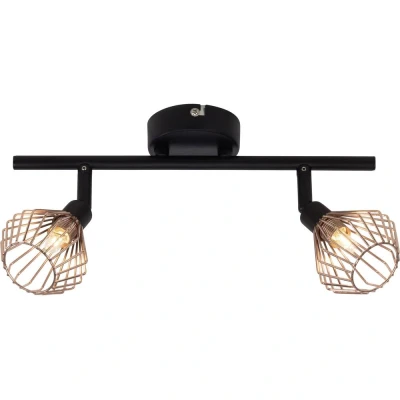 Immagine di Brilliant Dalma 21013/76 Faretto da soffitto Lampadina Alogena G9 66 W Nero, Rame