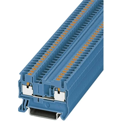 Immagine di Phoenix Contact PT 2,5 BU 3209523 Morsetto passante Numero Poli (num): 2 0.14 mm² 2.5 Blu 1 pz.