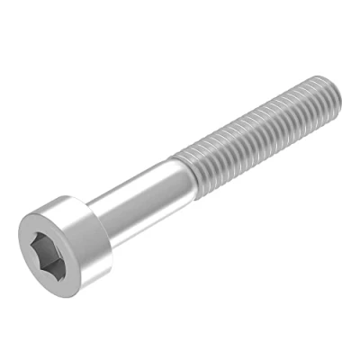Immagine di SECCARO Vite a testa cilindrica M6 x 40 mm, acciaio inossidabile V2A VA A2, DIN 912 / ISO 4762, cava esagonale, filo parziale, 20 pezzi