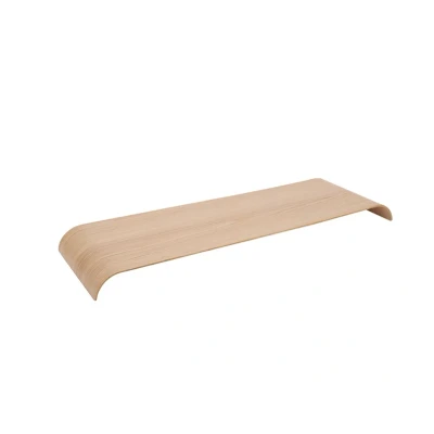 Immagine di Vassoio AYTM Curva, color rovere, 81 x 25 5 cm, legno