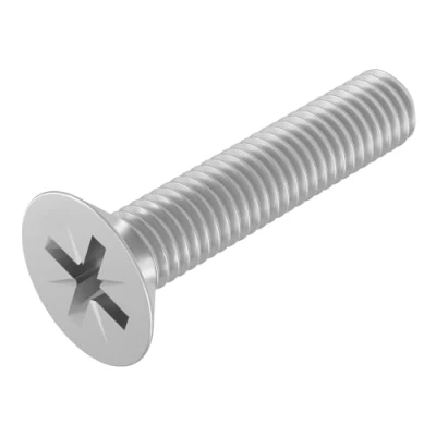 Immagine di SECCARO Viti a testa svasata M5 x 25 mm, in acciaio inox V2A VA A2, DIN 965, Phillips PZ, filettatura completa, 20 pezzi