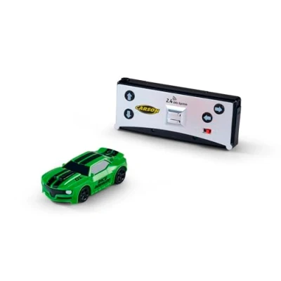 Immagine di Carson 500404277 1:60 Nano Racer Striker 2.4GHz verde auto telecomandata, veicolo RC, tempo di guida 20 min, RC per bambini