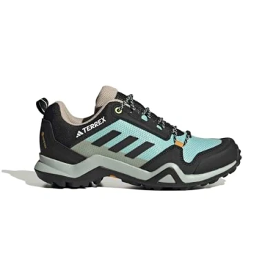 Immagine di adidas Terrex AX3 Gore Tex Hiking Shoes, Scarpe da Arrampicata Basse Donna, Semi Flash Aqua Core Black Preloved Yellow, 40 2/3 EU