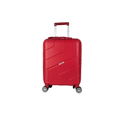 Immagine di COVERI COLLECTION Trolley rigido utilizzabile come bagaglio a mano, approvato dalla maggior parte delle compagnie aeree low cost, 55 cm, ESPANDIBILE!! Misure x 40 20 cm (ROSSO)