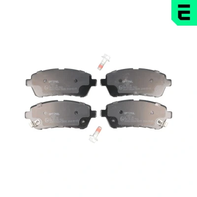 Immagine di OPTIMAL BP 12447 Kit pastiglie freno Assale anteriore con segnalatore acustico usura bulloni pinza SUZUKI: SWIFT 4, 5