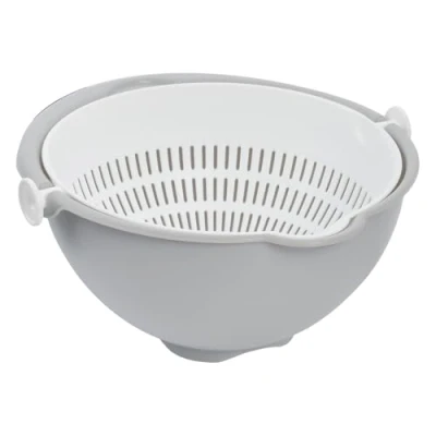 Immagine di keeeper Ciotola e Scolapasta 2in1, Piccolo, Lavabile in Lavastoviglie, Stella, Nordic Grey (Grigio)