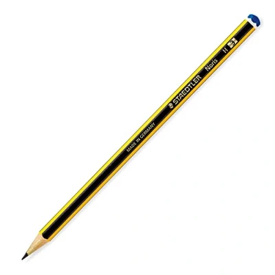 Immagine di Staedtler Noris 120 3 Matite di tipo H, con estremità colore blu, confezione da 12 pezzi