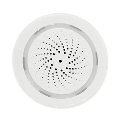 Immagine di LogiLink SH0110 Sirena di allarme Wi Fi Smart Home (90 db), controllabile tramite app, IP20, compatibile con Tuya, supporta Amazon Alexa e Google