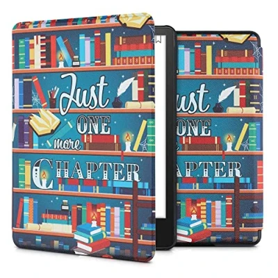 Immagine di kwmobile Cover per Kindle Paperwhite Custodia 6,8 Pollici 11 Generazione 2021 Copertina eReader eBook Reader Case Ancora un Capitolo