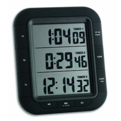 Immagine di TFA Dostmann 38.2023 Timer digitale a 3 display, dimensione grande