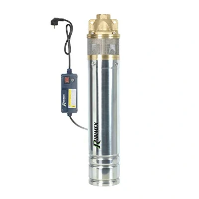 Immagine di Ribimex PRPGP750/60/1TL Pompa sommersa 1 turbina in Ottone 750 W, Argento, 50x10x10 cm