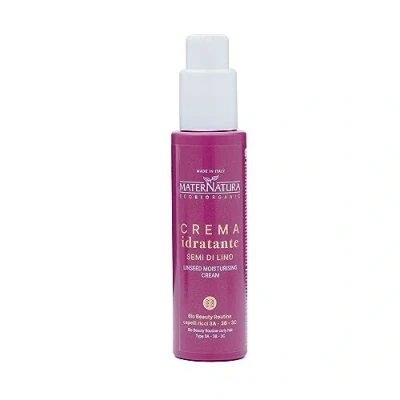 Immagine di Maternatura, Crema Idratante Capelli Ricci ai Semi di Lino, Styling per Definire i Boccoli, Effetti Anticrespo, Bio Beauty Routine Ricci, Made in Italy 100 ml