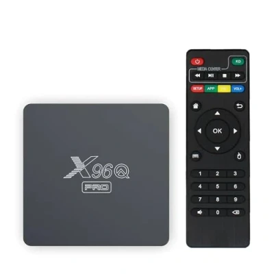 Immagine di X96QPRO 2 GB di RAM e 16 ROM Box Android TV Media Player Alta qualità (Android 11.0) con telecomando cavo HDMI, lettore multimediale 4K