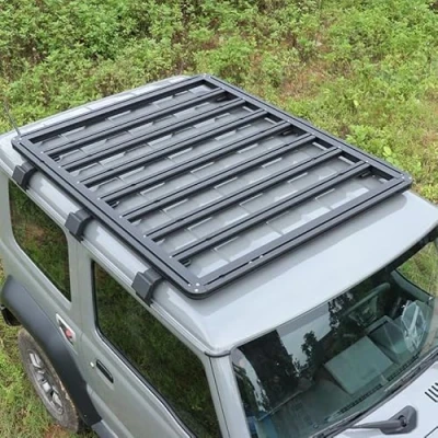 Immagine di Telaio da Viaggio Piatto per Portapacchi Auto in Lega di Alluminio, Suzuki Jimny JB74 2019 2020 2021 2022 2023, Accessori Alta Qualità,B