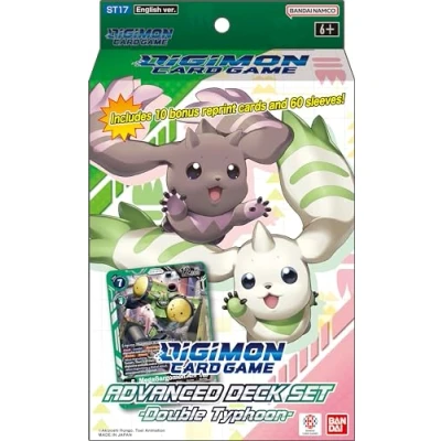 Immagine di BANDAI Digimon TCG ST17 Double Typhoon Advanced Deck Set