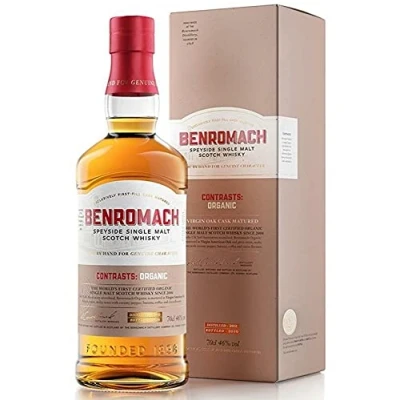 Immagine di BENROMACH CONTRAST ORGANIC SINGLE MALT SCOTCH WHISKY 70 CL