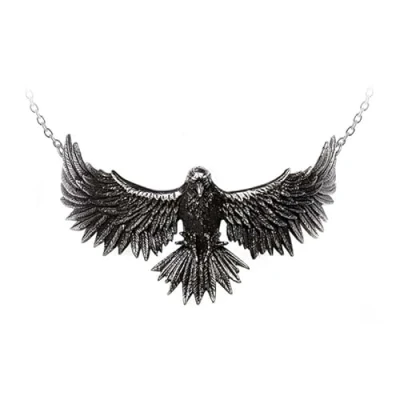 Immagine di Alchemy Gothic Curse of Coronis Pendant Donna Collana Nero/Argento Peltro
