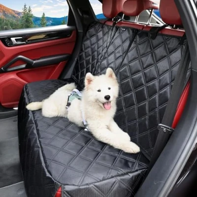 Immagine di KYG Telo Coprisedile Auto per Cani Macchina Antiscivolo e Antigraffio Copri Sedile Posteriori Copertura Cane, Auto, SUV, Camion