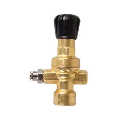Immagine di Oxyturbo, articolo 215000, riduttore di pressione per bottiglie gas usa e getta (CO2, argon, miscela), connettore M10X1RH