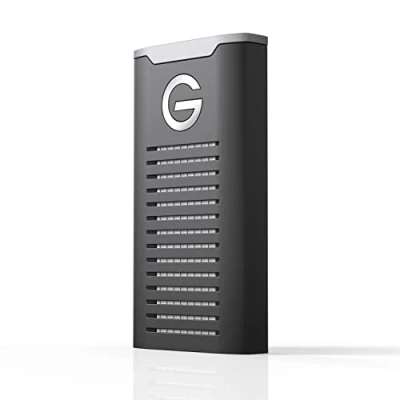 Immagine di SanDisk Professional 500GB, G Drive SSD, ultra resistente a shock, acqua e polvere, unità SSD NVMe portatile, velocità fino 1050MB/s, USB C (10 Gbit/s), 3.2 Gen 2, Thunderbolt 3