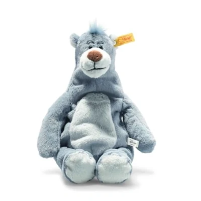 Immagine di Steiff Jungle Book Libro della Giungla Soft Cuddly Friends Disney Originals Balu, Colore Grigio Blu, 31 cm, 024542