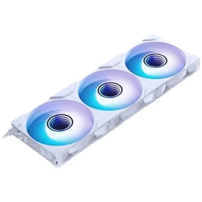 Immagine di Phanteks Ventola M25 Gen2 PWM D RGB, confezione da 3 lama inversa, 120 mm, Bianco (120 mm, 3 x), PC,