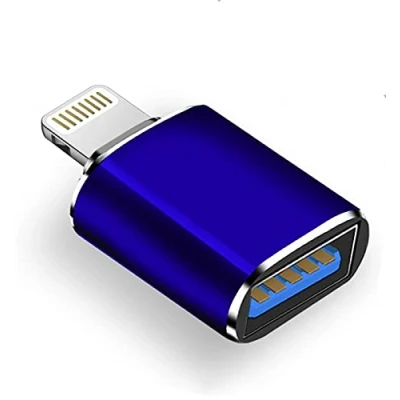 Immagine di Adattatore Apple Lightning a USB per fotocamera, cavo 3.0 OTG iPhone/iPad collegare lettore di schede, chiavetta USB, disco U, tastiera, mouse, hub, MIDI, Plug &amp; Play