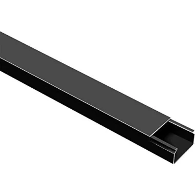 Immagine di Canalina autoadesiva per cavi da 20 m (40 x 25 mm (larghezza altezza), nero)