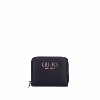 Immagine di LIU JO Portafoglio corto con zip. Possiede vari scomparti per banconote, tessere e monete. 12 x 2 10 cm Non definito 22222 NERO