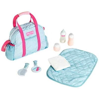 Immagine di Theo Klein 1746 Baby Coralie Fasciatoio I Borsa per Bambole con Accessori Giocattolo Bambini dai 3 Anni in su