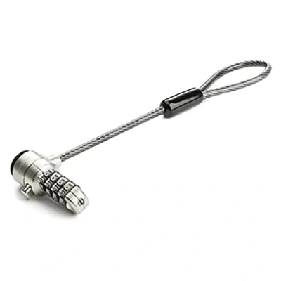 Immagine di Anello di espansione Lucchetto Per PC Portatile Cavo e da 15 cm a combinazione 4 cifre