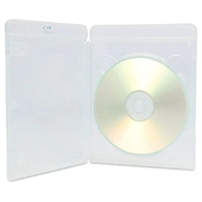 Immagine di 1 custodia Amaray Vortex Eco Lite per disco Blu ray trasparente in confezione Dragon Trading