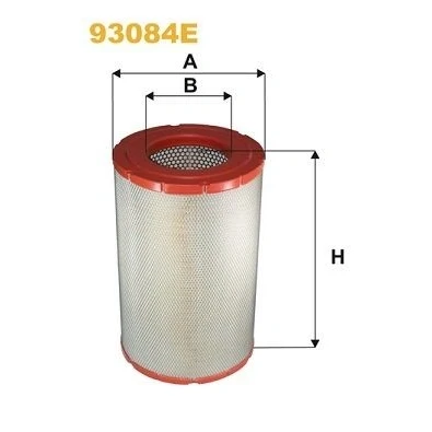 Immagine di WIX FILTERS 93084E filtro aria 480 303 Cartuccia