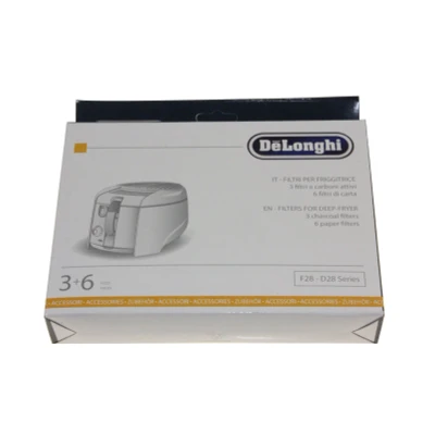 Immagine di DeLonghi 5512510041 filtro del grasso friggitrice set per F28 D28 series