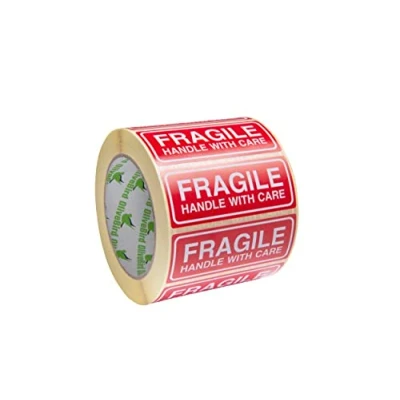 Immagine di OliveBird 250 Adesivi Fragile Handle With Care Dimensione 90x35mm