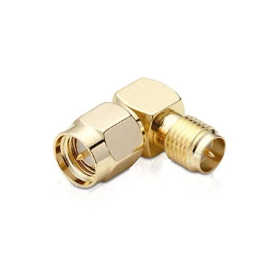Immagine di Adaptare 61313, Adattatore Angolare 90 RP SMA (con perno) a
