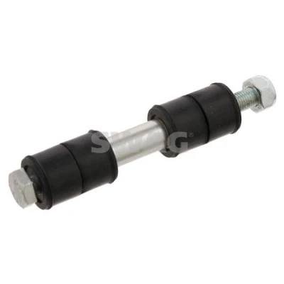 Immagine di SWAG 80 93 1556 Bielletta barra stabilizzatrice Assale anteriore Sx, Dx 140 M10 x 1,25 con dado autobloccante Acciaio argento