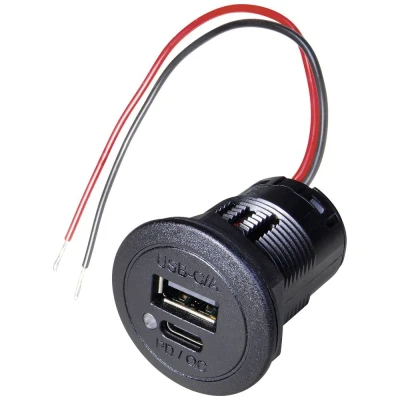 Immagine di ProCar Power USB C/A presa doppia PD/QC 12 V, 24 V