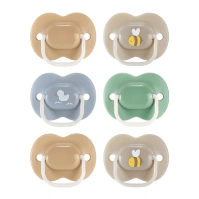 Immagine di Tommee Tippee Anytime Ciuccio 18 36 mesi, confezione da 6 pezzi, design simmetrico, senza BPA, sterilizzatore riutilizzabile