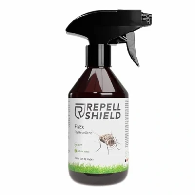 Immagine di RepellShield Spray Mosche a Lunaga Gittata Protezione Completa Contro le sia all&#039;Interno che all&#039;Esterno della Casa Non Macchia e Lascia Residui Alternativa alla Trappola 250ml