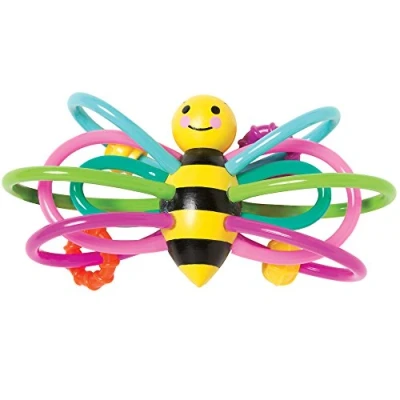 Immagine di Manhattan Toy Winkel Sonaglio a forma di ape e massaggiagengive sensoriale
