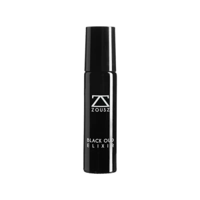 Immagine di ZOUSZ Estratto di profumo Elixir Black Oud per uomo, Olio profumato legnoso Oud, a lunga durata, vegano e cruelty free, formato viaggio, 10 ml roll on.