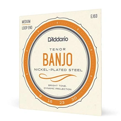 Immagine di D&#039;Addario EJ63 Tenor Banjo Strings, Nickel, 9 30