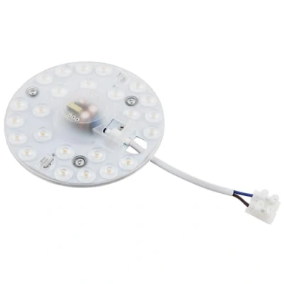 Immagine di McShine Modulo LED per lampade da soffitto e parete, supporto magnetico, diametro 12,5 cm, 12 W, 1200 lm, 3000 K