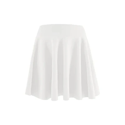 Immagine di JOPHY &amp; CO. Gonna Ragazze Bambine Plissettata Midi Versatile Vita Elastica (14 Anni, Bianco Corto)