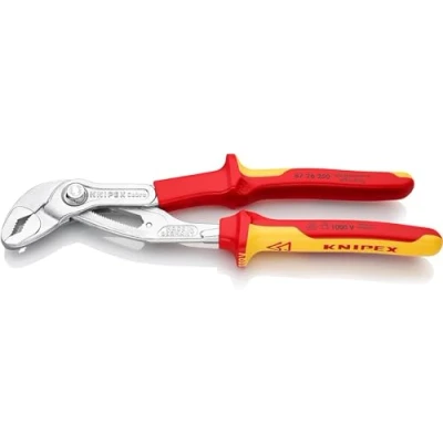Immagine di Knipex Cobra 87 26 250 Pinza regolabile per tubi e dadi Dimensione chiave (metrica) 46 mm
